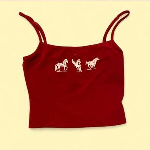 Fred Red Tank Top
